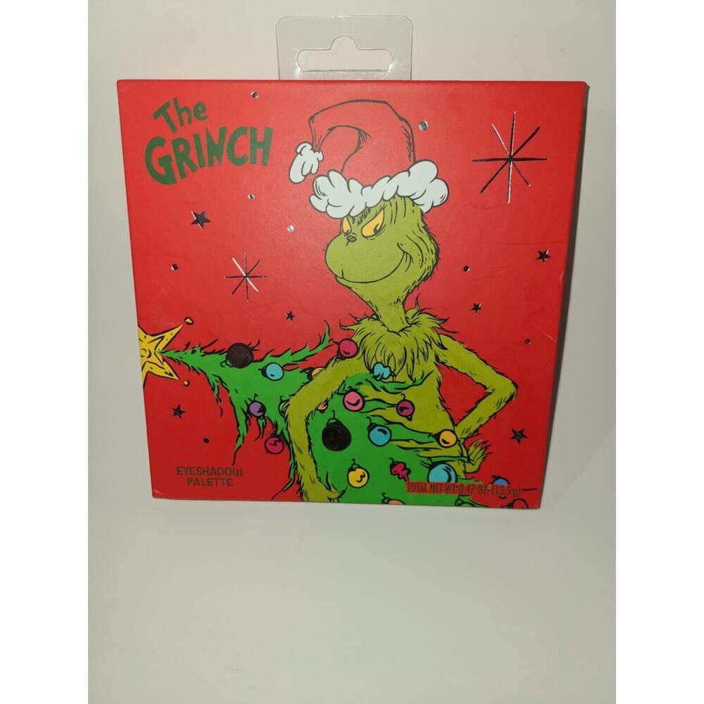 The Grinch 12 Eyeshadow Palette Taste Beauty Dr Seuss New Holiday Christmas NEW
